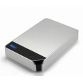 朗科（Netac）K700 移动硬盘 3T 3.5寸 USB3.0 硬件加密 时尚纯白 磨砂材质