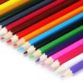 得力deli 7013 18色彩色铅笔 带卷笔刀 得力画图铅笔