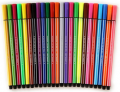 得力水彩笔7067彩色可洗绘画笔 环保安全小学生儿童礼品 24色/筒