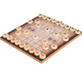 deli得力象棋 中国象棋 原木象棋 优质椴木木联盒 6734 直径4cm