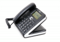deli 得力电话机  固定电话 790  30度角设计 多组铃声 大屏幕显示 语音播报 黑色白色